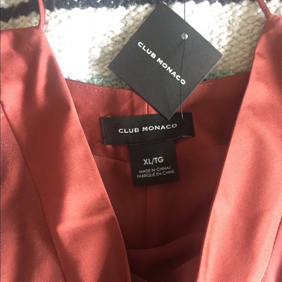 NWT Club Monaco Velvet Combo Cami (XL) - Picture 3 of 3